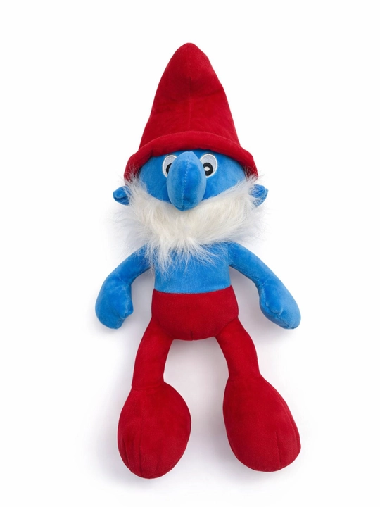 Yumshoq o‘yinchoq Smurf uslubida – bolalar uchun plush qo‘g‘irchoq, sovg‘a uchun