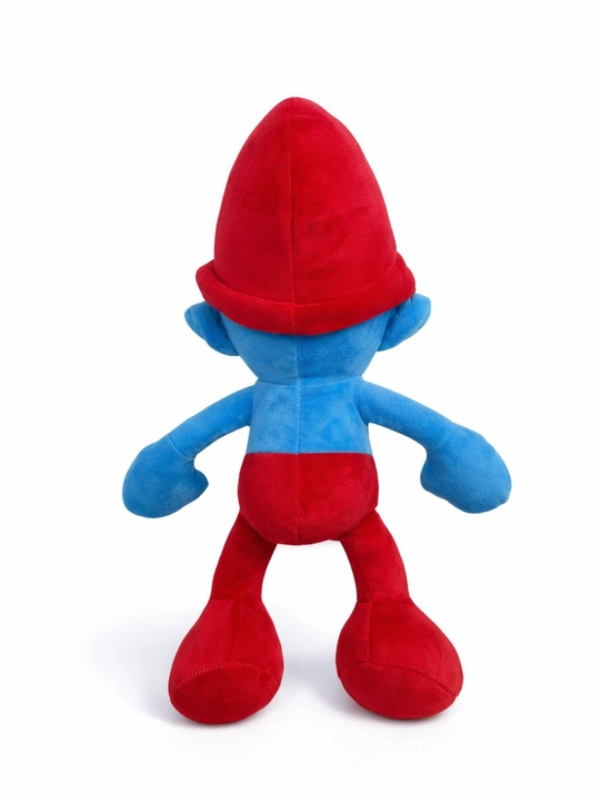 Yumshoq o‘yinchoq Smurf uslubida – bolalar uchun plush qo‘g‘irchoq, sovg‘a uchun