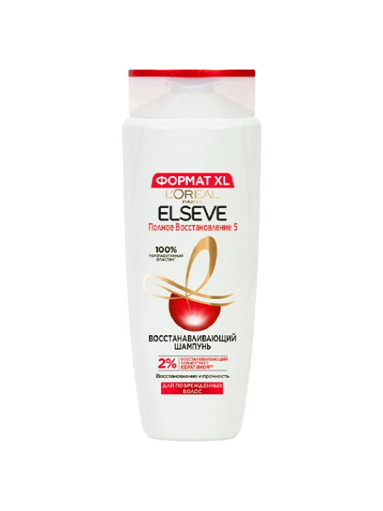 Elseve To‘liq tiklanish 5 shampuni, shikastlangan va zaif sochlar uchun, 700 ml