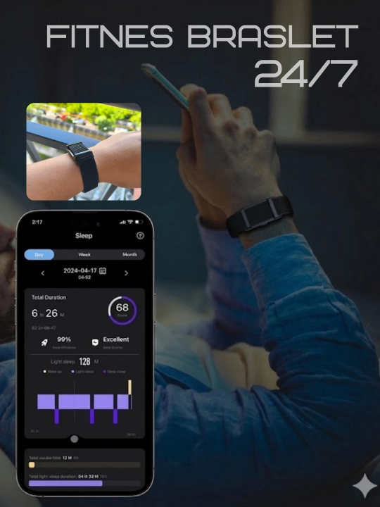 Фитнес-браслет Smart Bracelet — легкий, удобный и функциональный