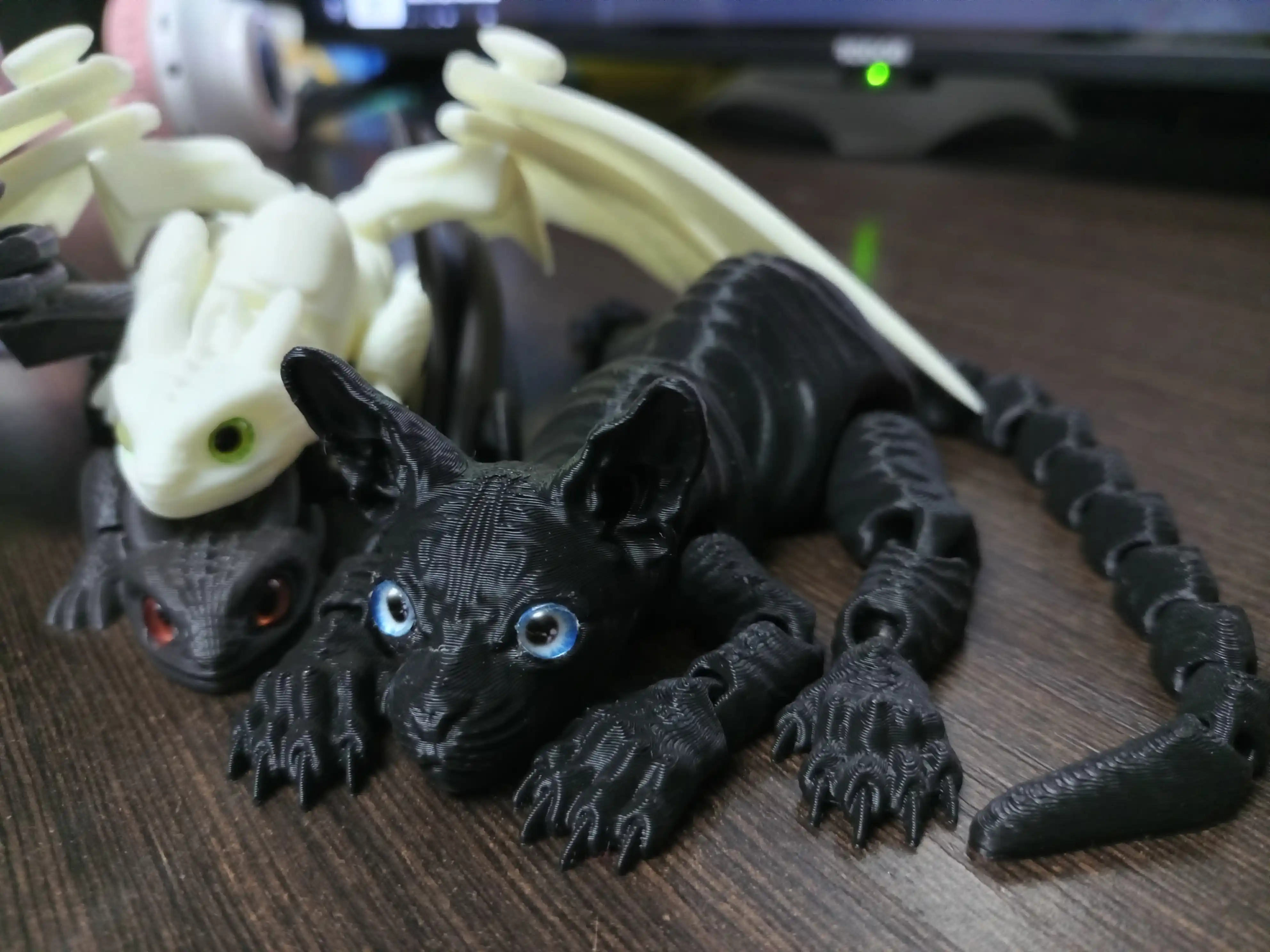 Подвижный сфинкс 3D – игрушка антистресс, подвижная фигурка кота