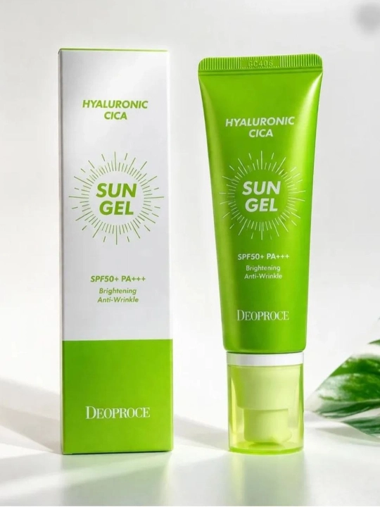 DeoProce quyoshdan himoya qiluvchi geli gialuron kislotasi SPF 50+ PA+++ 50 ml
