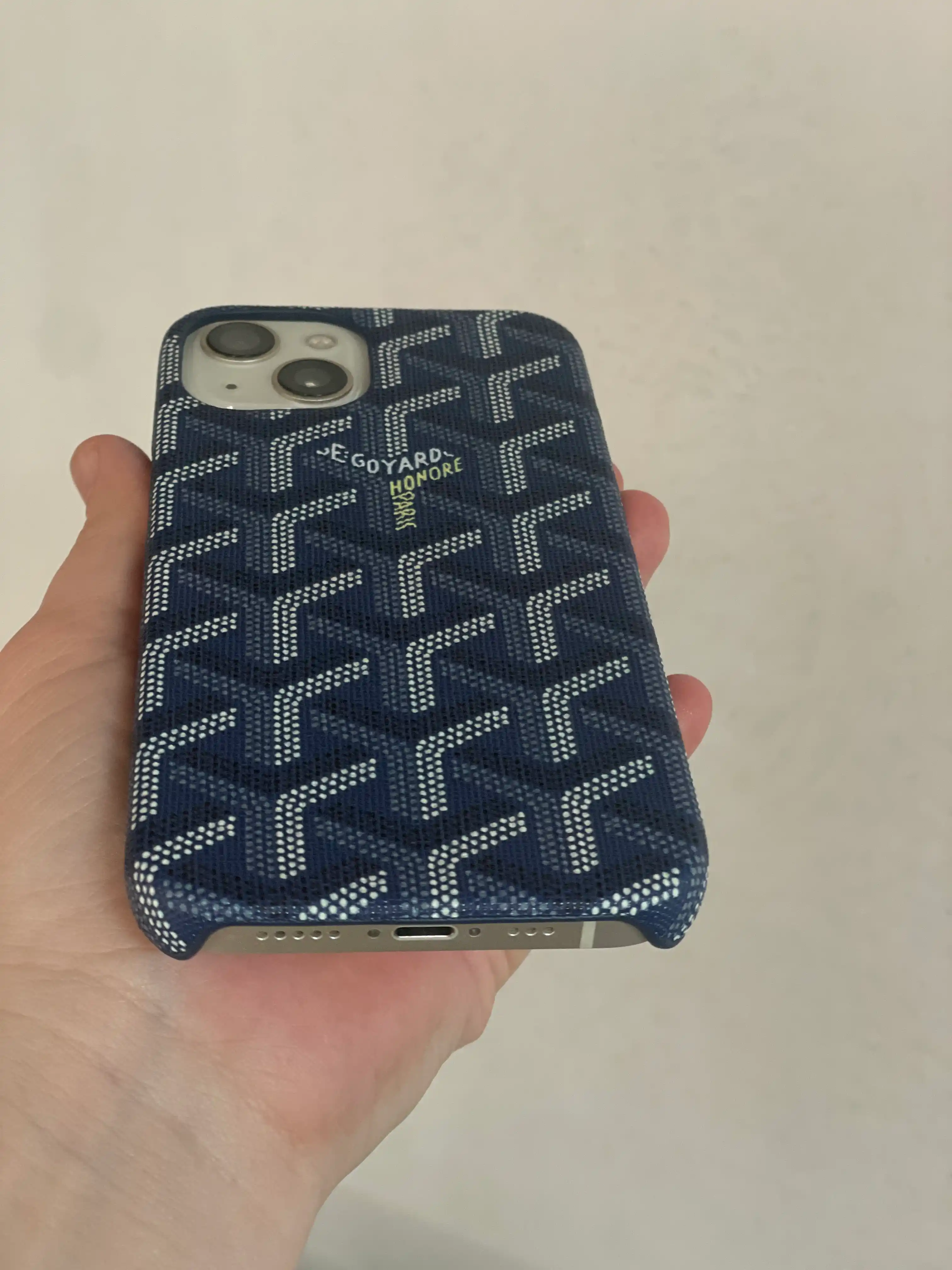 Современный чехол в стиле Goyard для iPhone серии 13–17