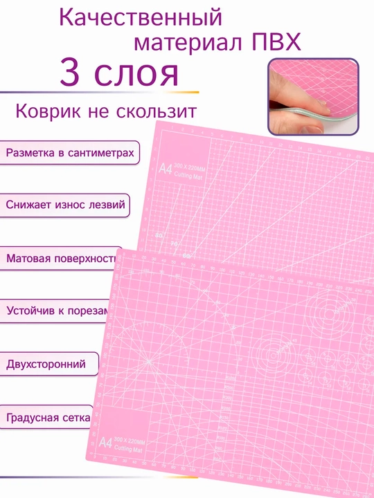 A2 / A3 / A4 formatdagi ish stoli kovrigi (mat), ish stoli kovrigi panel ishlash uchun