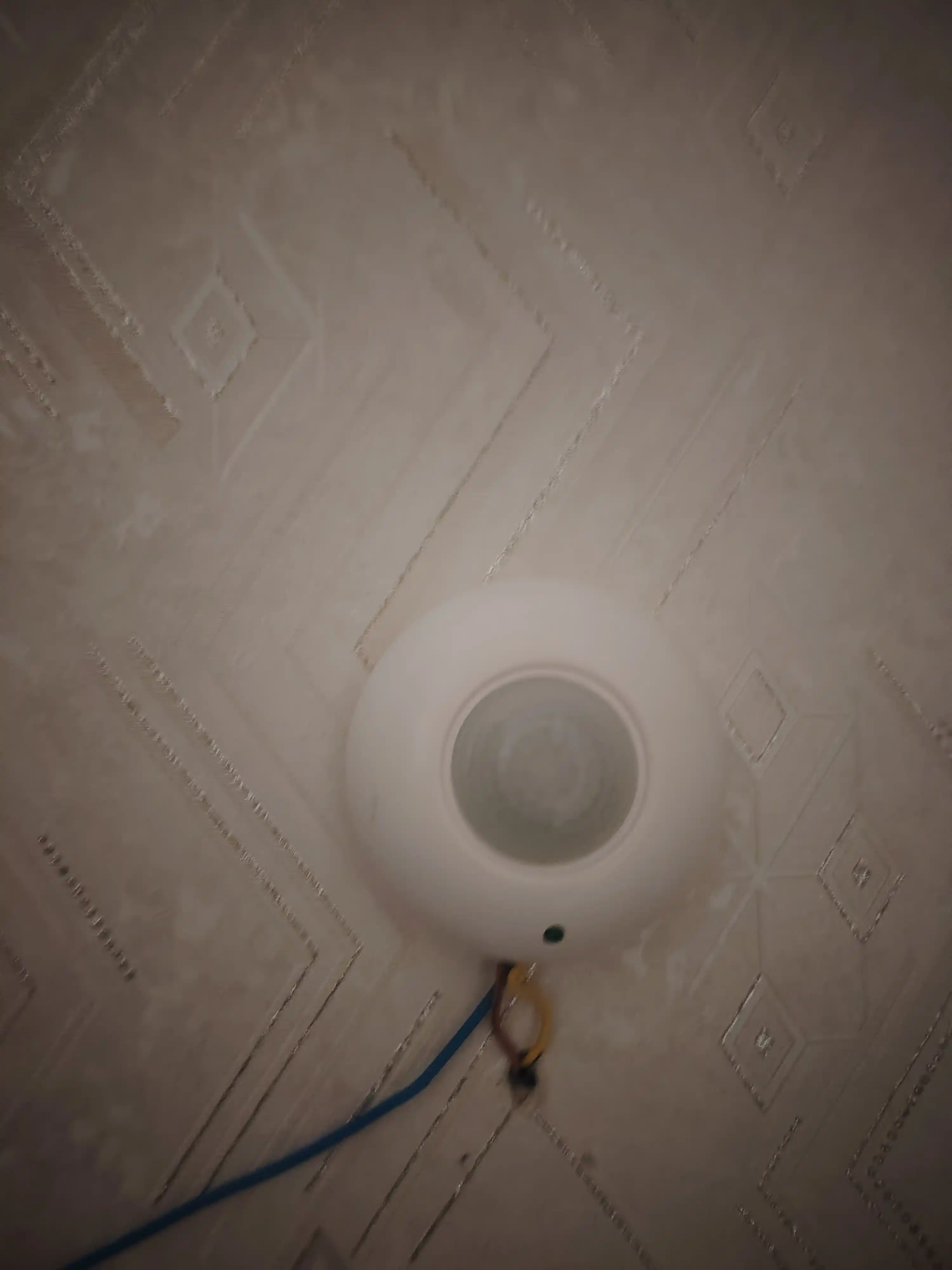 Датчик движения 360° 6м IP44 1200Вт потолочный, регулировка времени