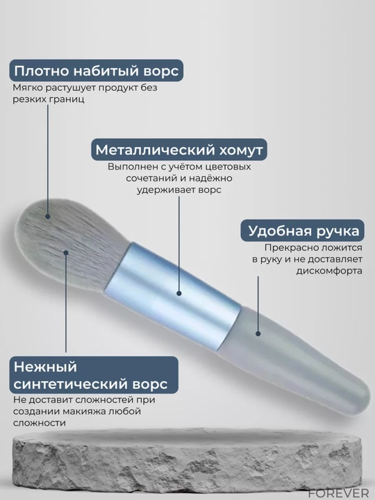 Кисти для макияжа 10 шт набор – makeup brush set мягкие кисти для лица и глаз
