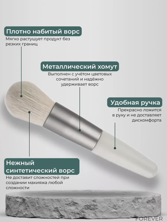 Кисти для макияжа 10 шт набор – makeup brush set мягкие кисти для лица и глаз