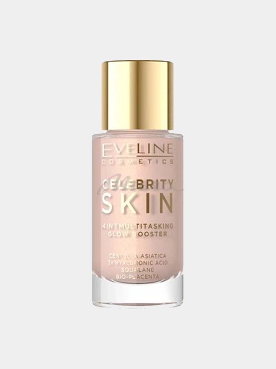 CELEBRITY SKIN 4in1 yuz uchun porlash effekti bilan primer, 01N Universal Tan, 30 ml - 
