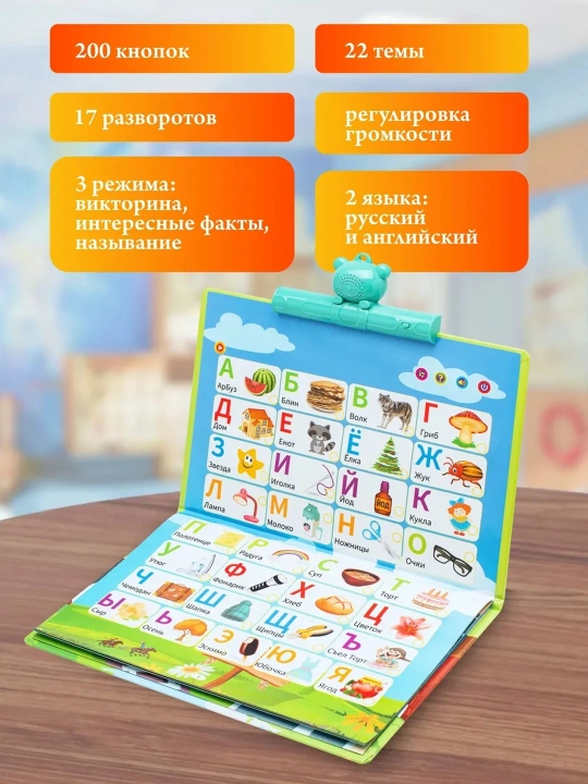 Говорящая книга плакат для детей