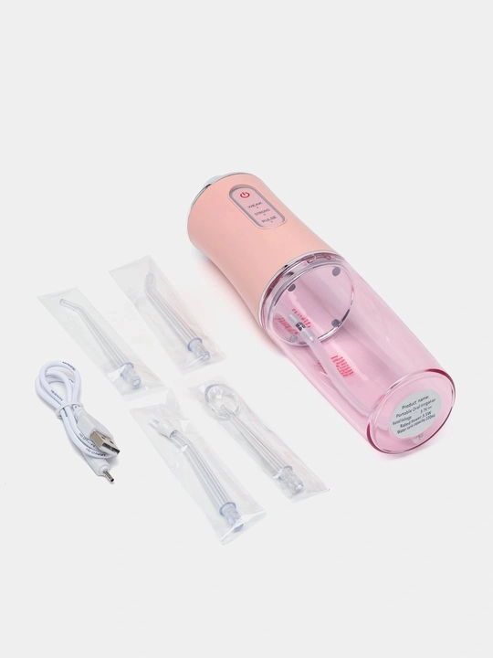 USB zaryadli portativ tish irrigatori (4 nasadkali, 3 rejimli)