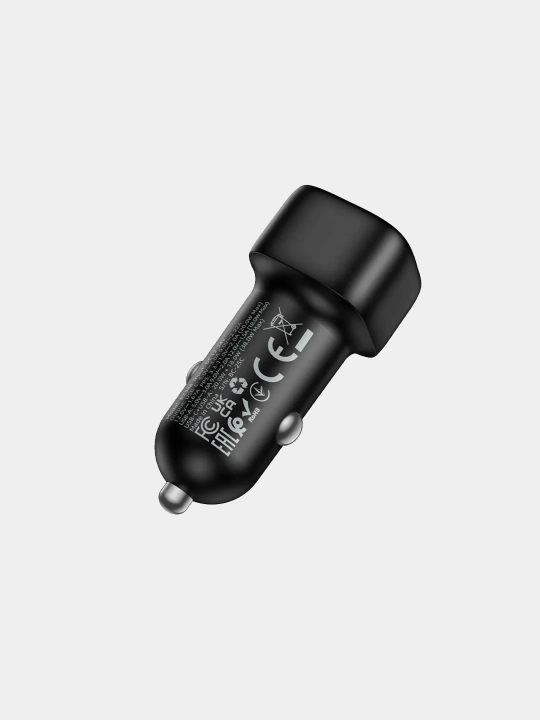 Smartfonlar va gadjetlar uchun avtomobil zaryatka Borofone BZ34B USB+TypeC 20W Fast charge