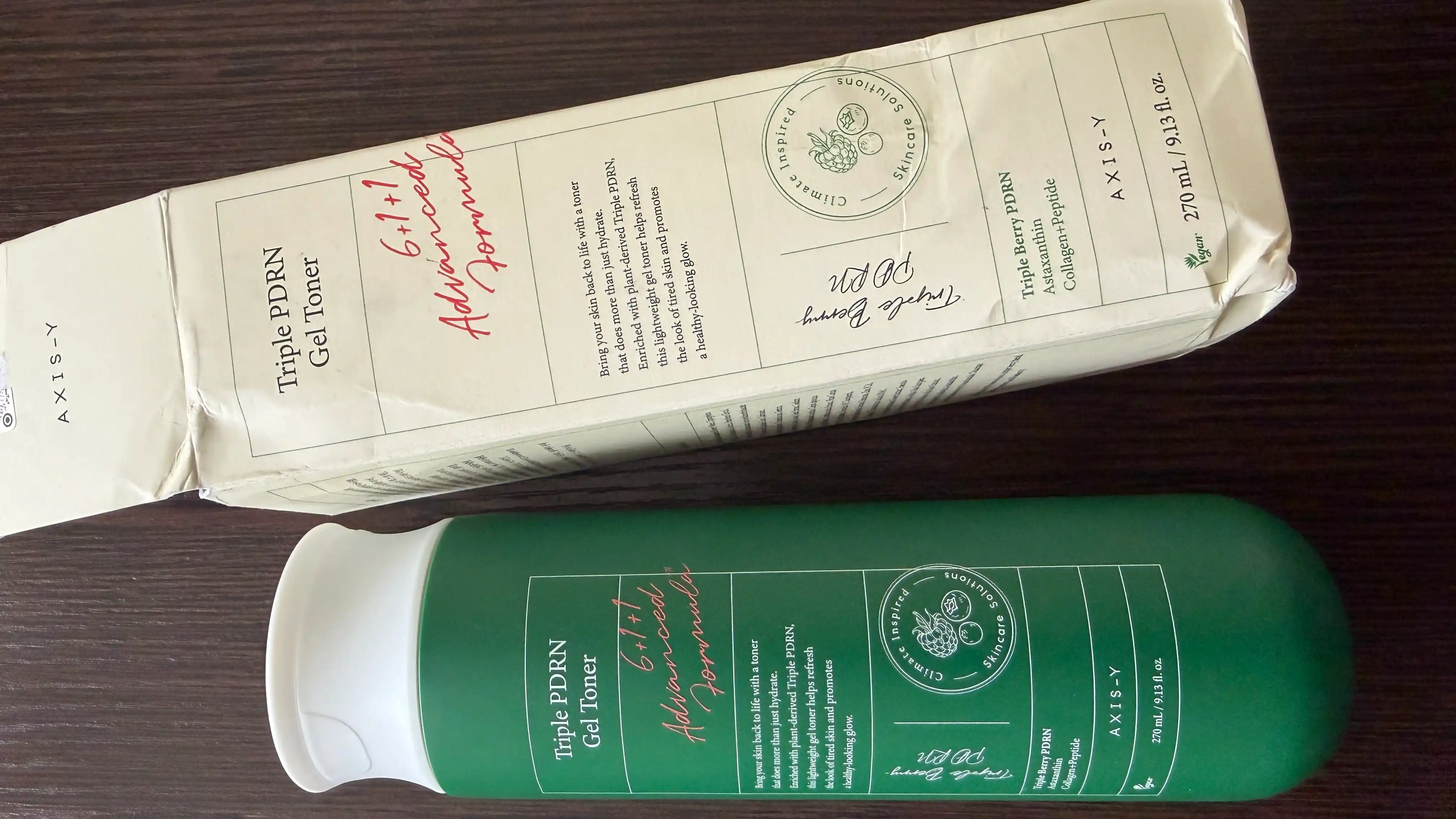 AXIS-Y Triple PDRN Toner PDRN bilan uch karra tiklovchi toner, 270 ml