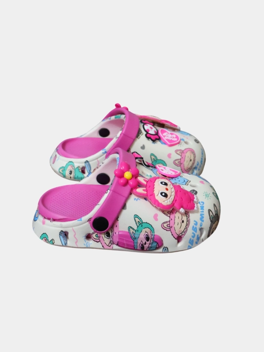 Кроксы для девочки, летняя обувь для девочки, Thailand, 27, Crocs, 6 цветов, Лабубу