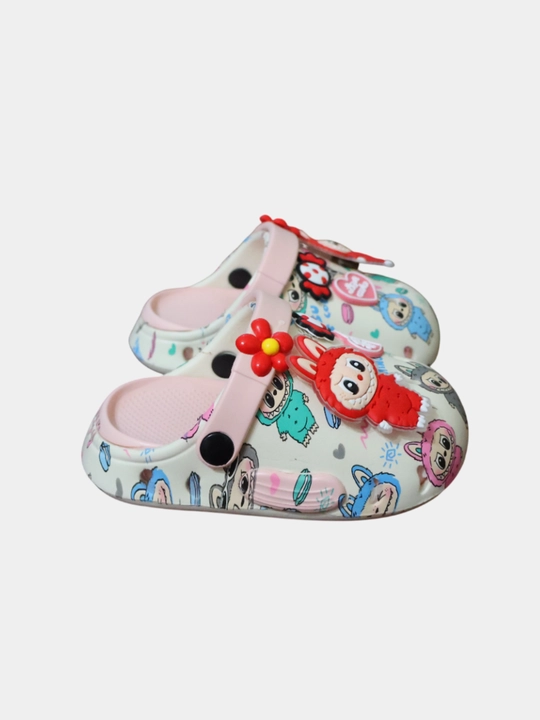 Кроксы для девочки, летняя обувь для девочки,Thailand, 25, Crocs, 6 цветов, Лабубу, Labubu