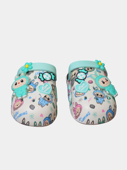 Кроксы для девочки, летняя обувь для девочки, 25, 29, Crocs, 6 цветов, Labubu, Лабубу