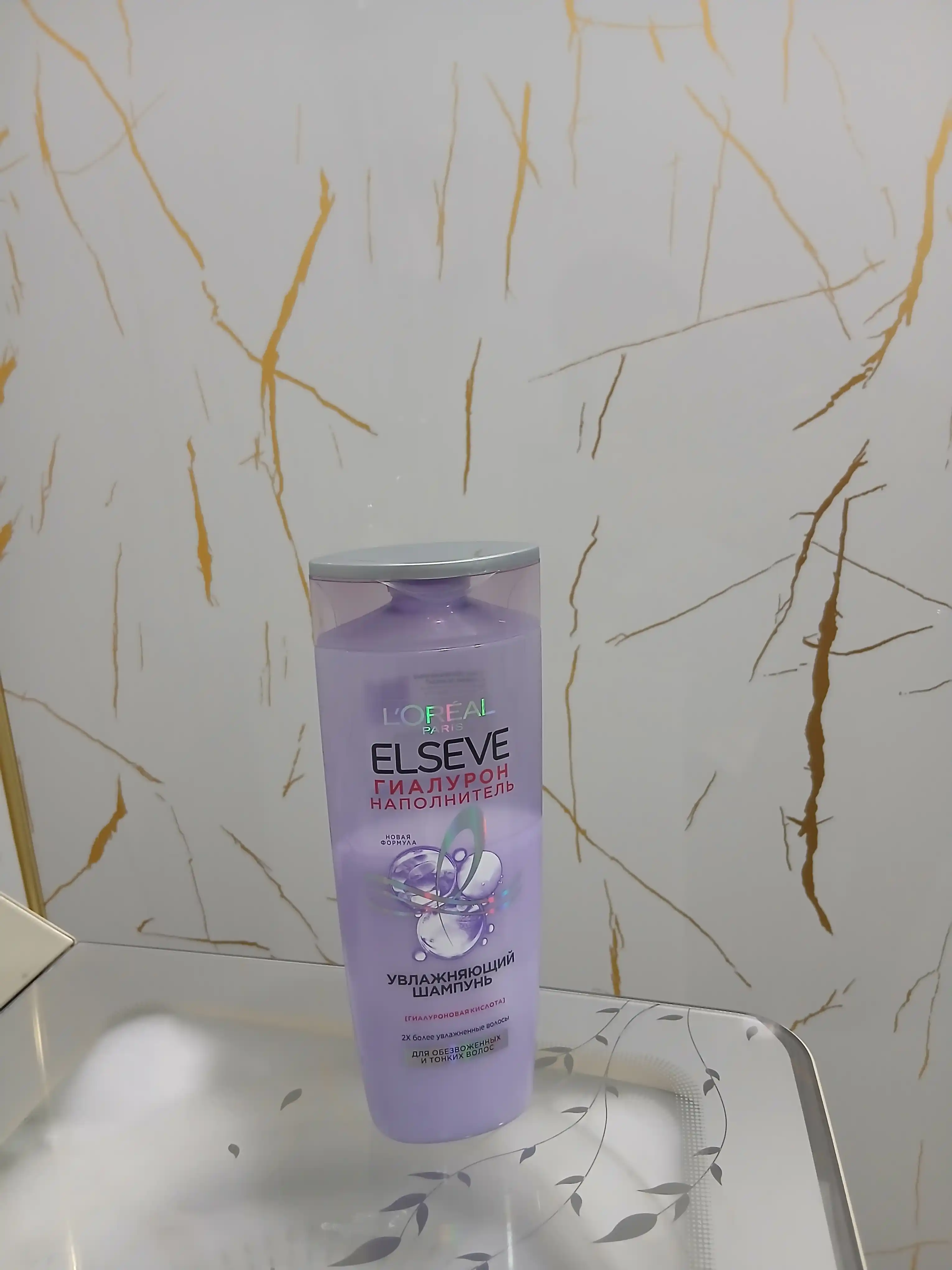 Шампунь L'Oréal Paris Elseve, увлажняющий с гиалуроновой кислотой, для обезвоженных и тонких волос, 400 мл