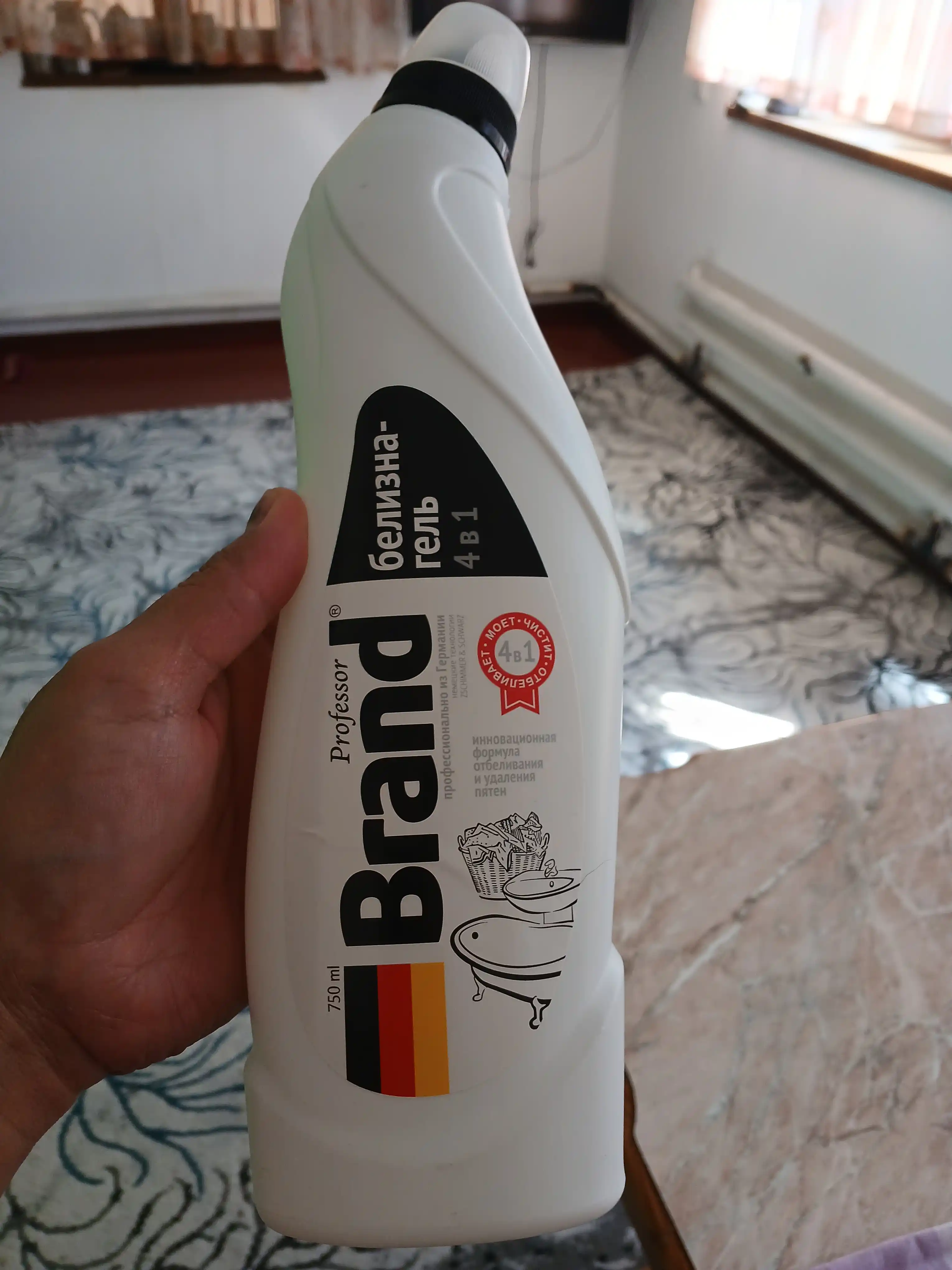 Universal oqartiruvchi oqlik-yuvish va tozalash uchun gel Professor Brand, 750 ml