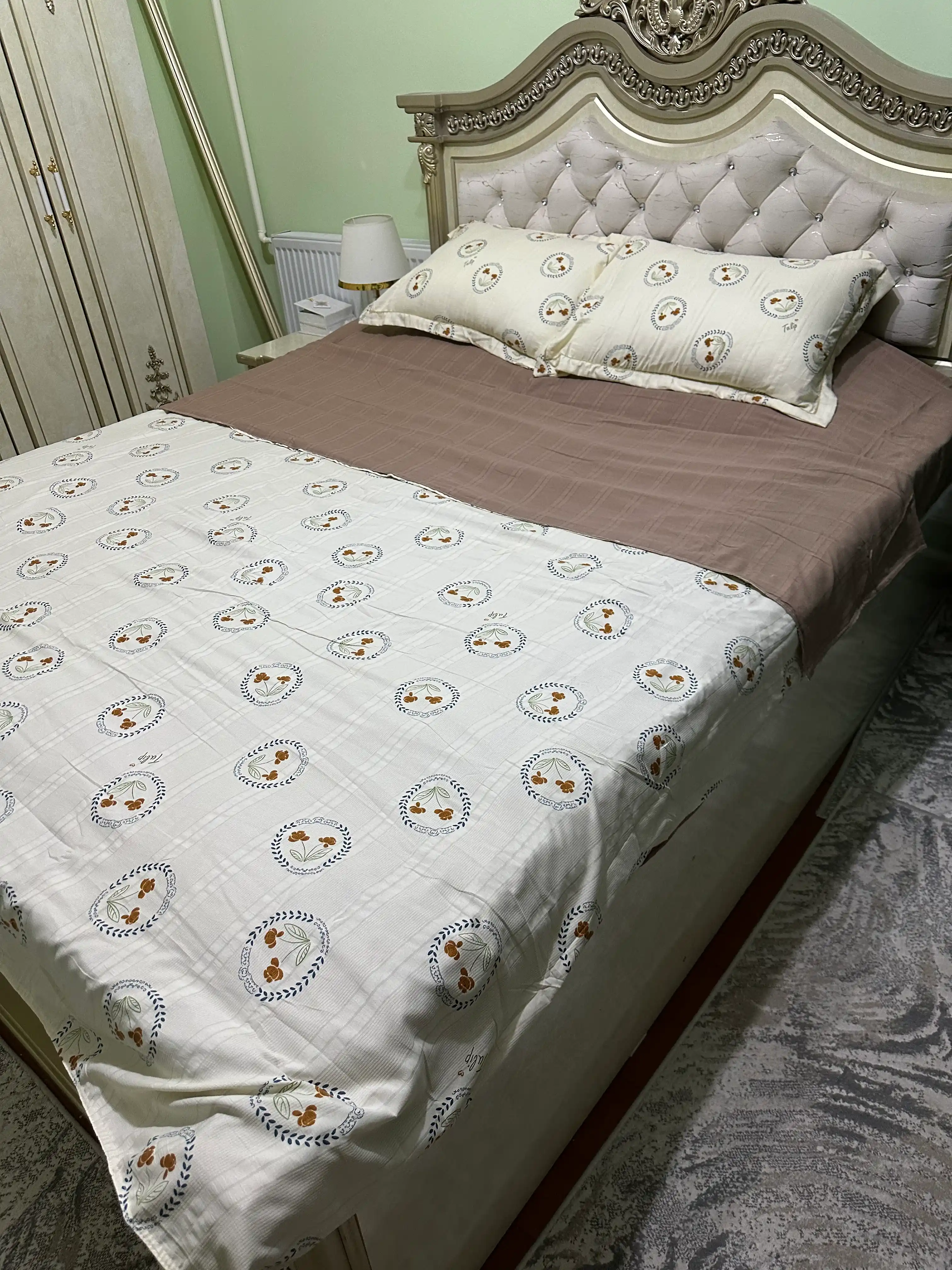 Постельное белье, XB Satin Stripe, 4 предмета, 100% хлопок, Emen Brand