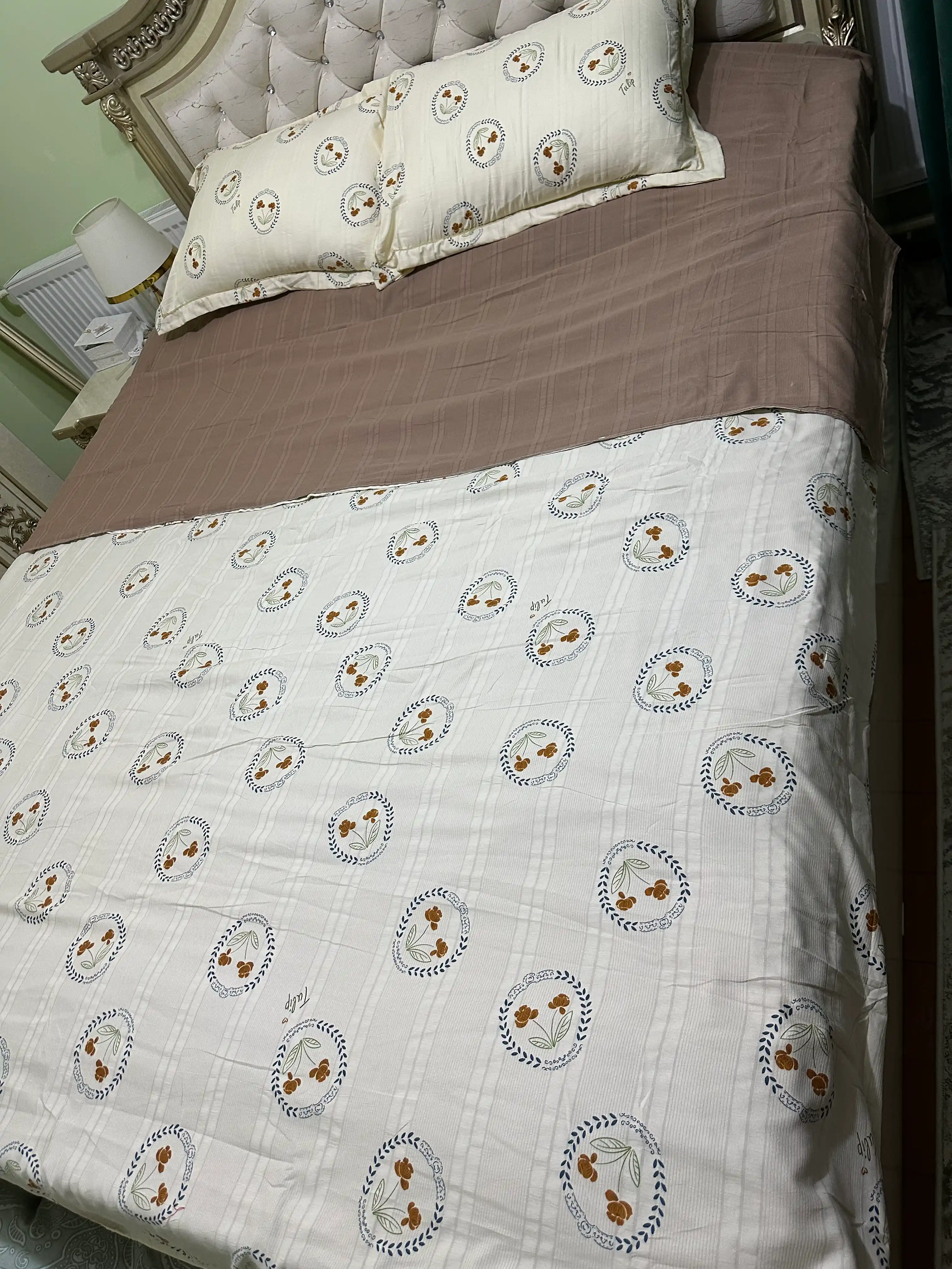 Постельное белье, XB Satin Stripe, 4 предмета, 100% хлопок, Emen Brand