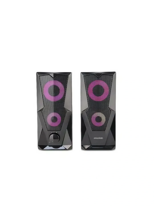 Kompyuter karnaylari Microlab B-27 RGB 10W, USB quvvat, AUX 3.5mm, 2.0 stereo tizim