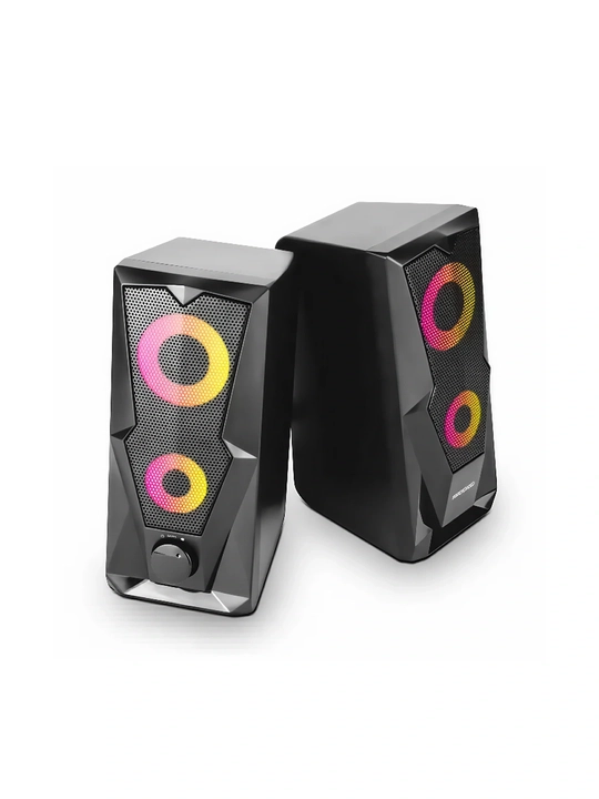 Kompyuter karnaylari Microlab B-27 RGB 10W, USB quvvat, AUX 3.5mm, 2.0 stereo tizim