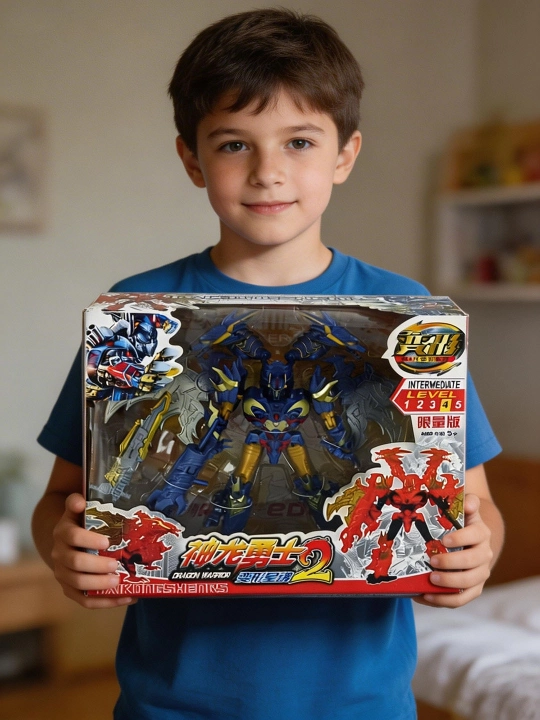 Transformator Dragon Warrior Ajdar ko'k (Limited) - 