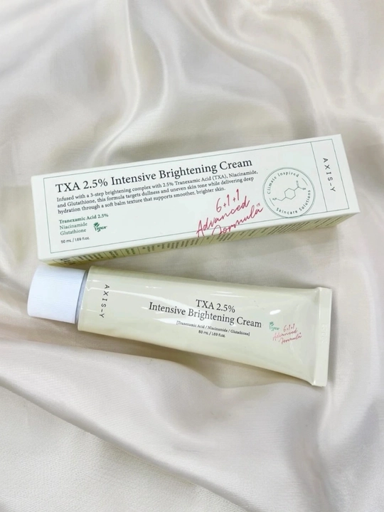 AXIS-Y TXA 2.5% Oqartiruvchi yuz kremi, teri rangini tekislaydi, 50 ml - 
