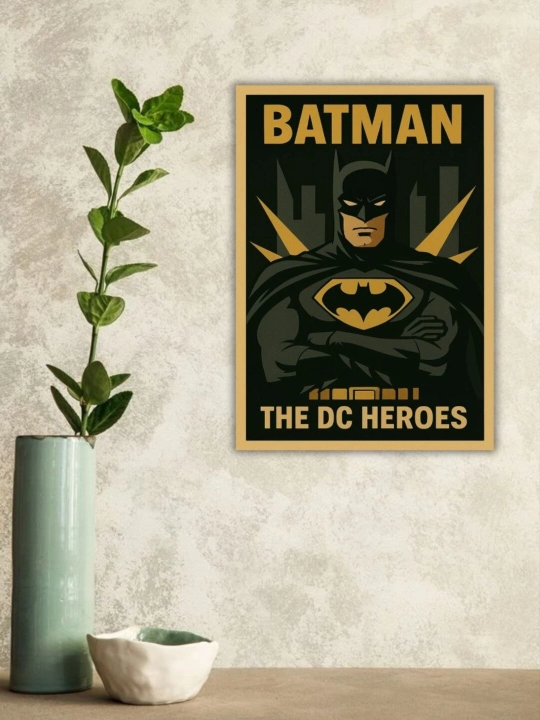 Постер-наклейка, формата A4, Batman