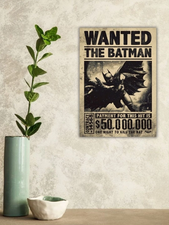 Постер-наклейка, формата A4, Batman