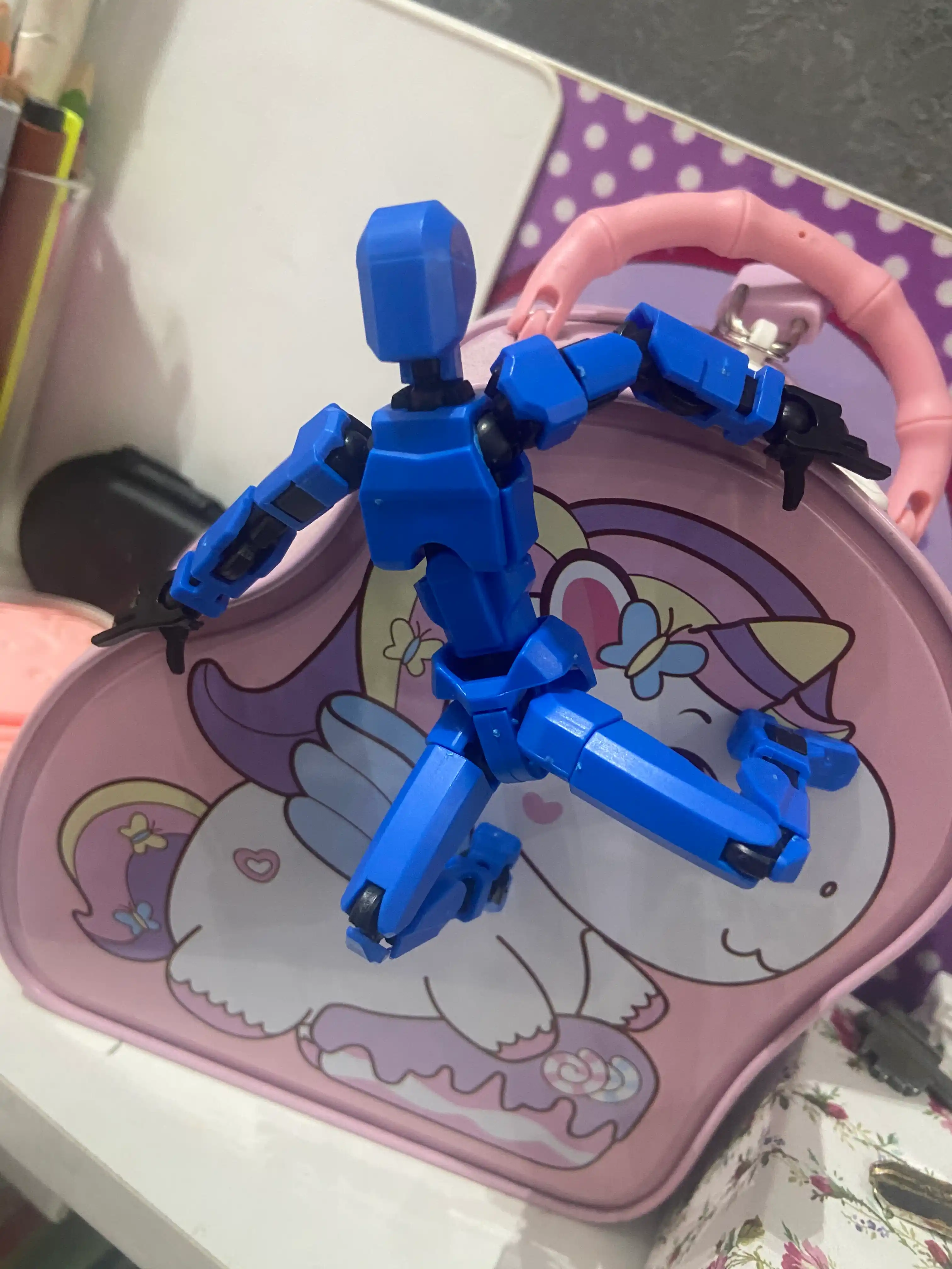 DUMMY 13, 3D detallardan maneken-qo'g'irchoq, bo'g'inlar harakatlanishi, magnitlar bilan