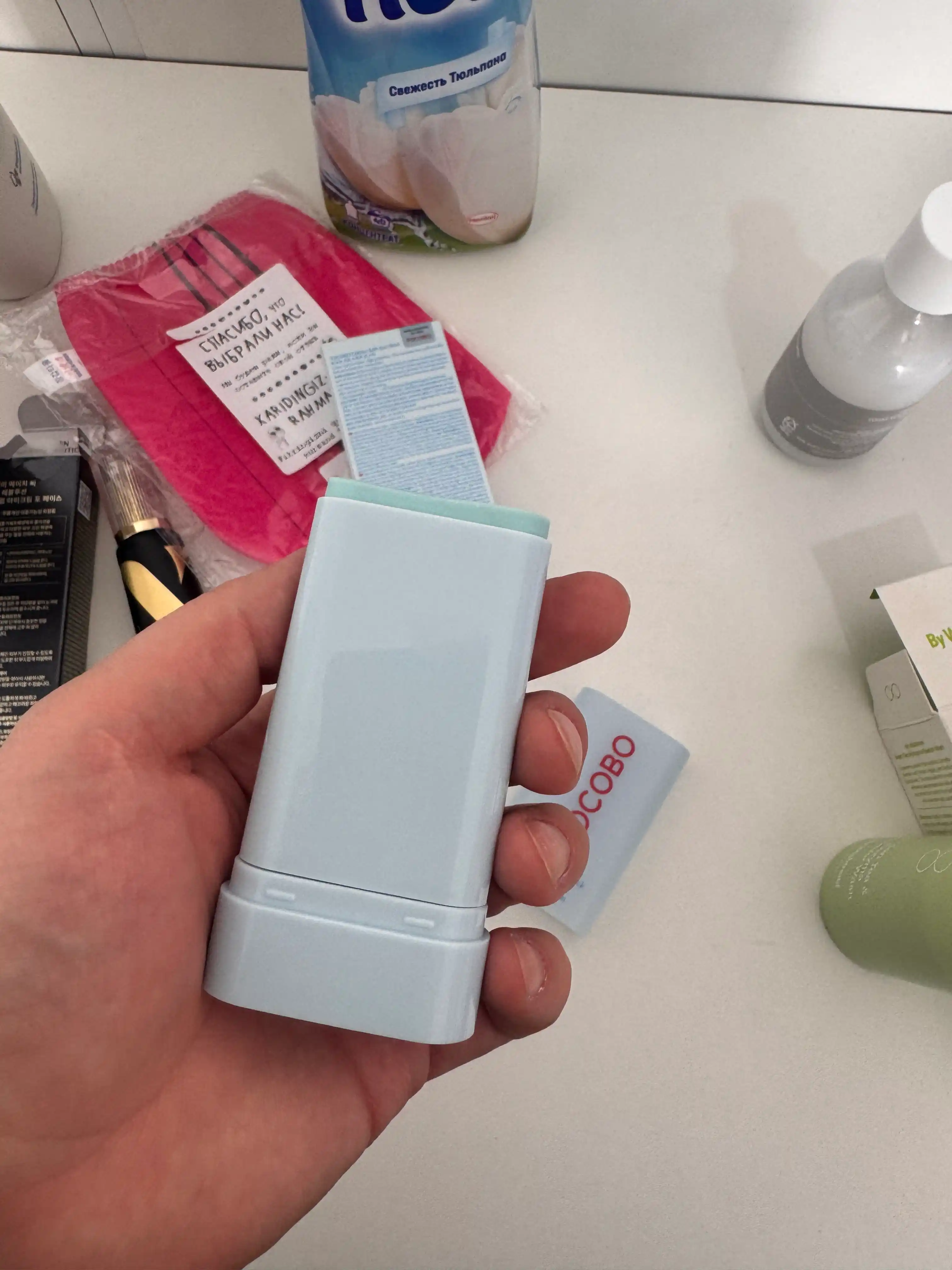 Солнцезащитный стик для лица Tocobo Cotton Soft Sun Stick SPF50 + PA++++