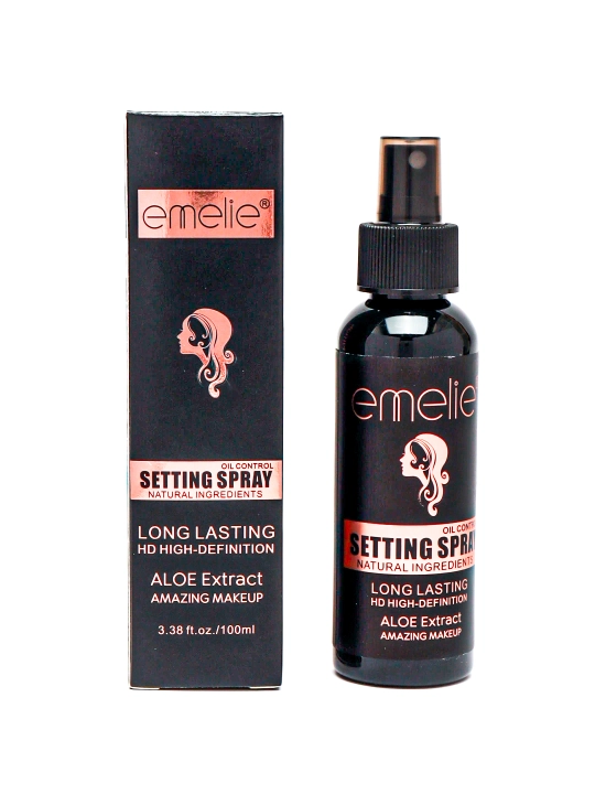 Emelie Setting Spray makiyajni uzoq vaqt saqlab turuvchi fixing spreyi - 