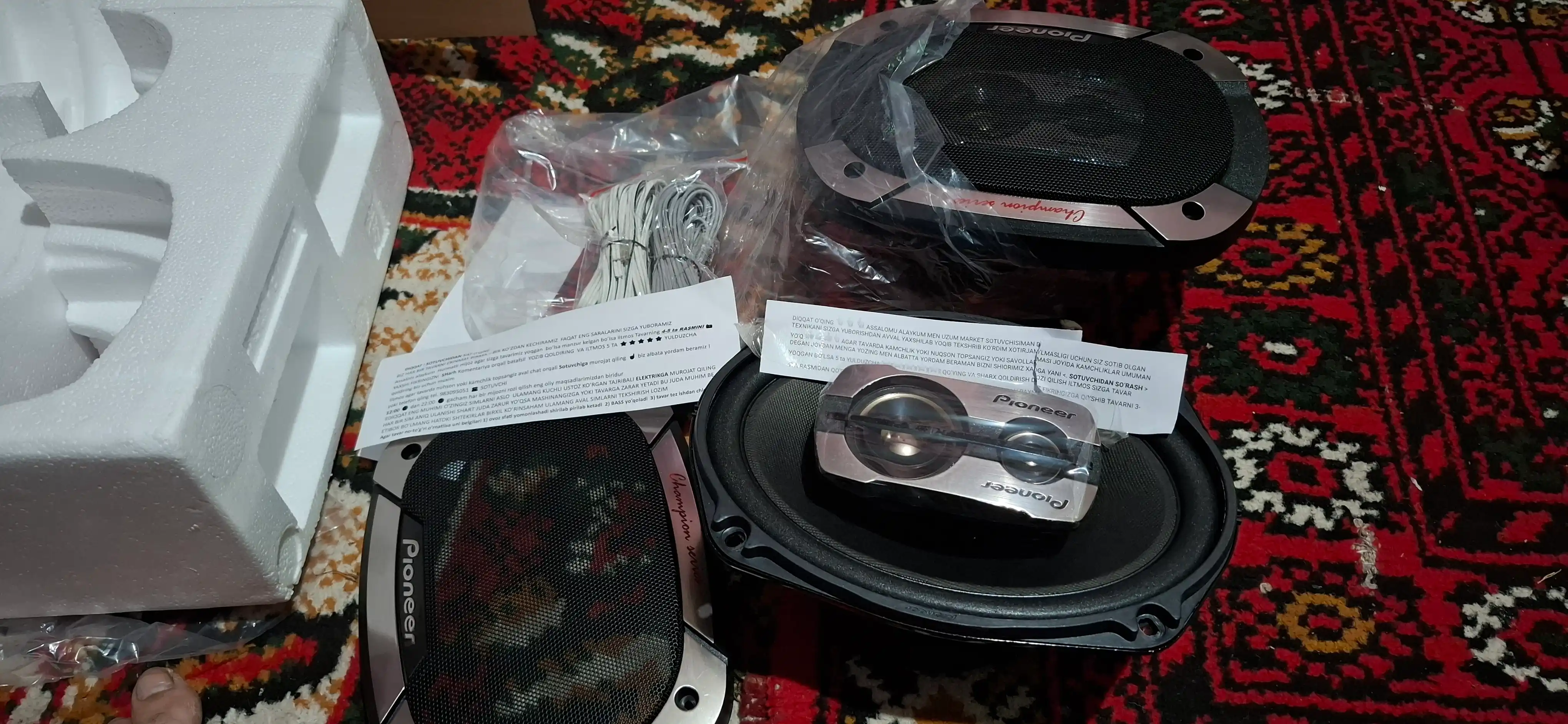 Pioneer Champion V3 Kalonka 550 Wat 2 шт очень мощный и не требует гигантского усилителя