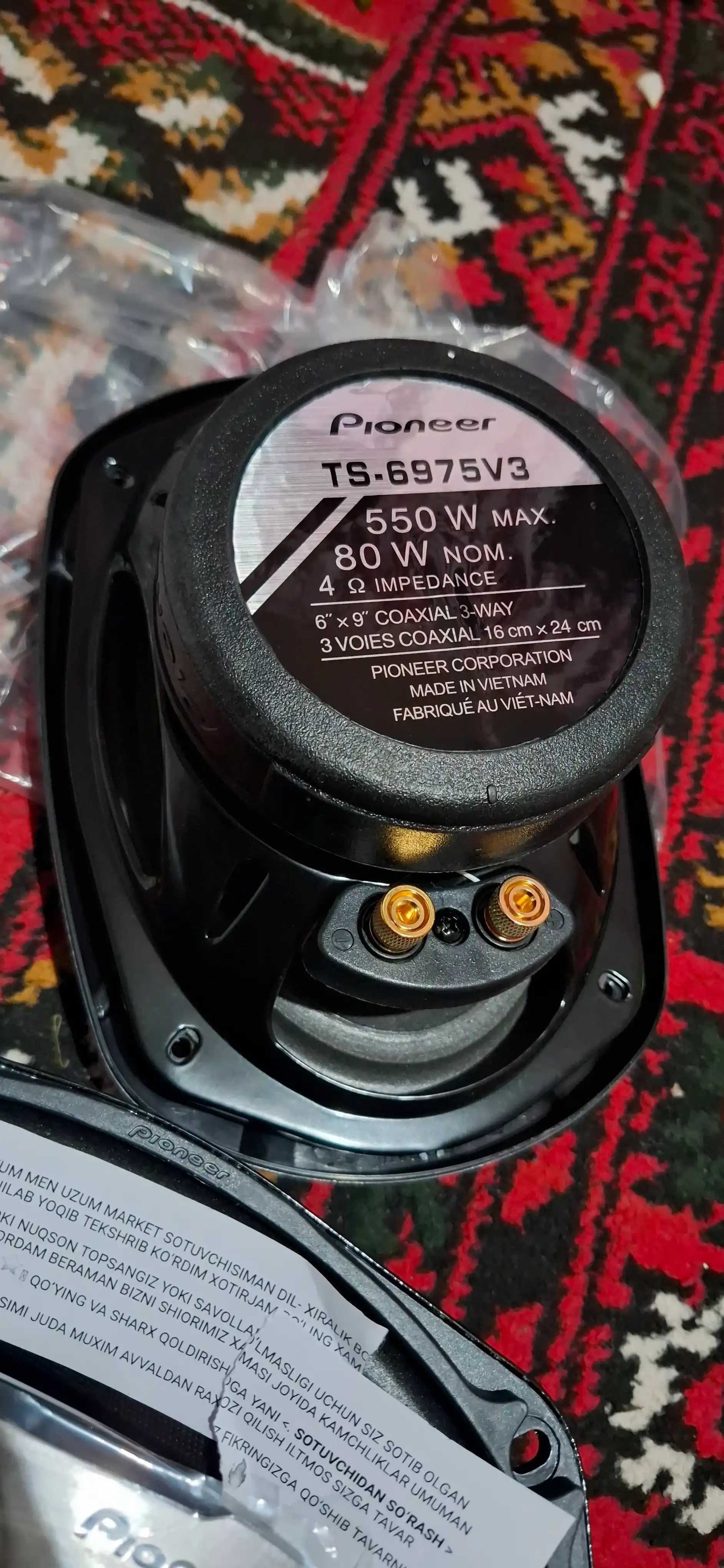 Pioneer Champion V3 Kalonka 550 Wat 2 шт очень мощный и не требует гигантского усилителя
