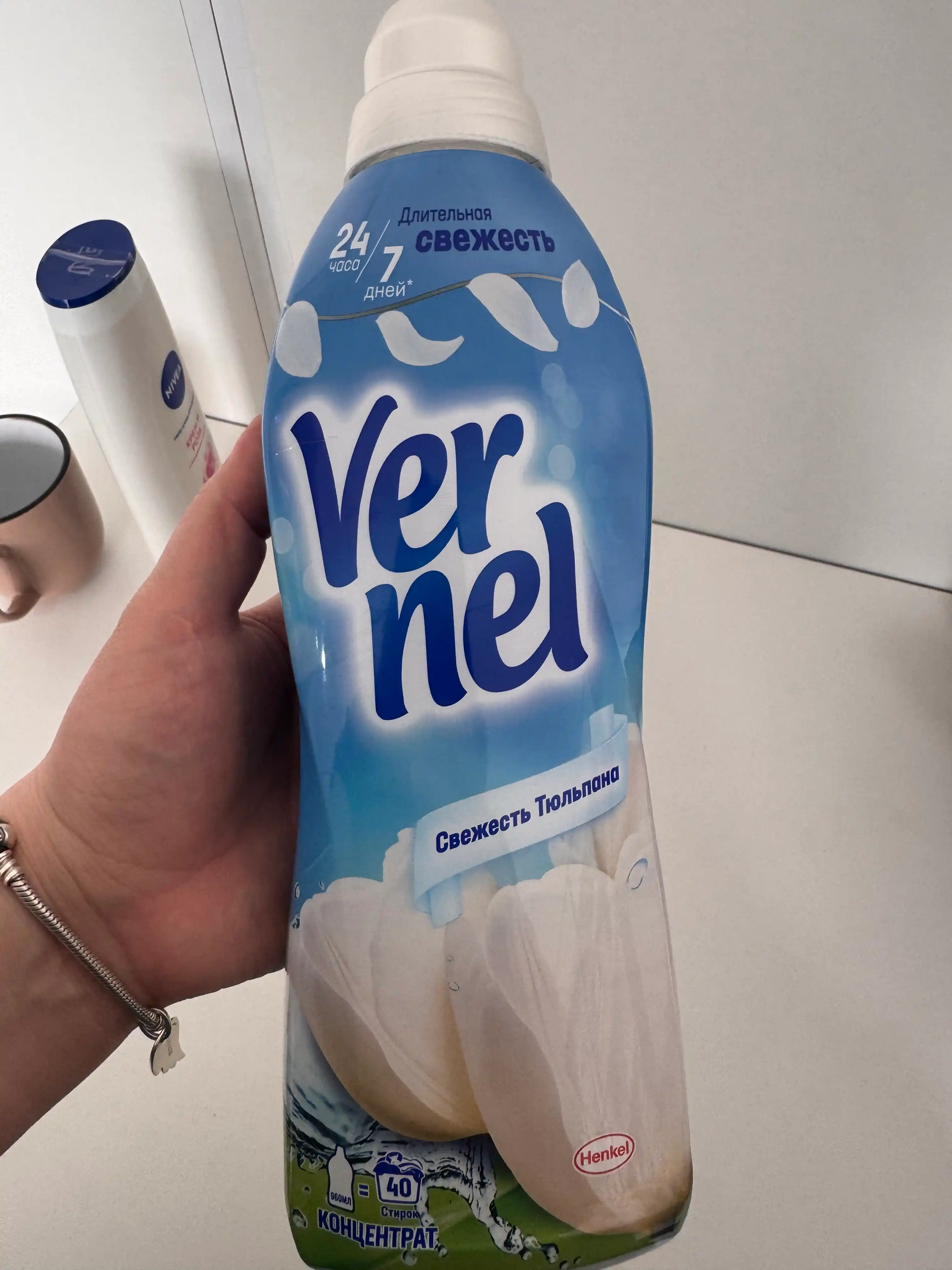 Кондиционер Vernel свежесть тюльпана, 960 мл