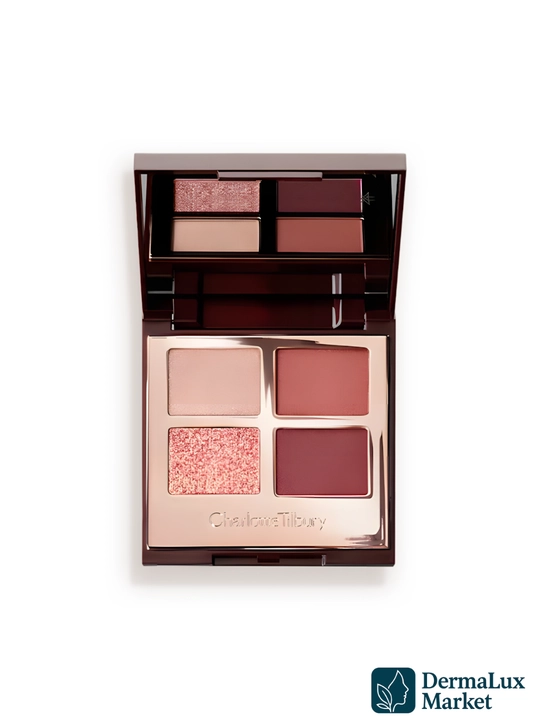 Палетка теней для век Charlotte Tilbury Pillow Talk Luxury, 4 стойких нюдовых оттенка