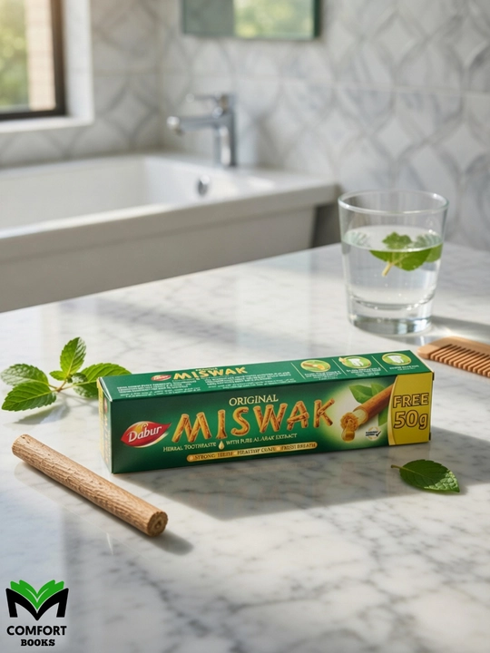"Misvak" tish pastasi, oqartiruvchi, ftorsiz, halol - 