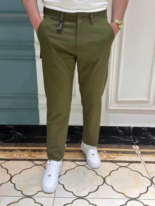 Мужские брюки Massimo — Классические чиносы, Slim Fit - 