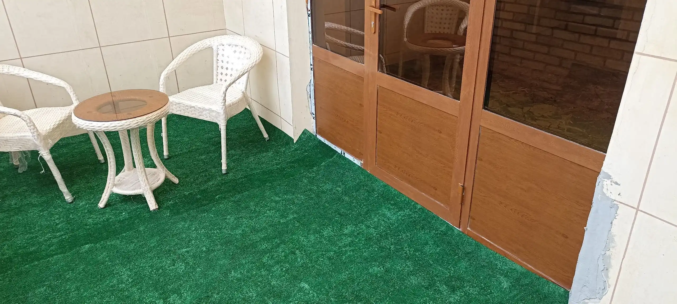 CHINAR DECO bog' mebellari komplekti, 1 stol va 2 ta kreslo, eko-rotang, uy va kocha uchun