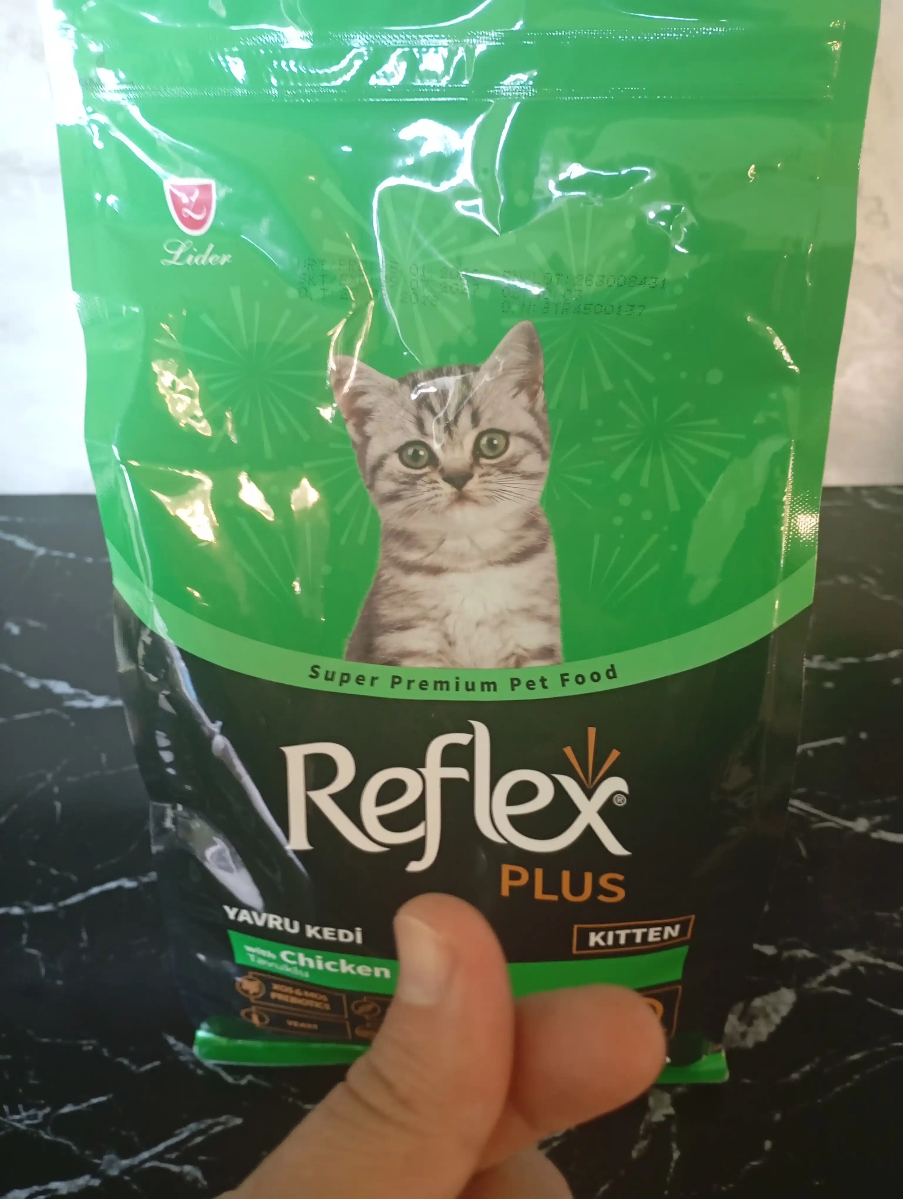 Reflex Plus Kitten Chicken mushukchalar uchun quruq ovqat, tovuq bilan, 1.5 kg