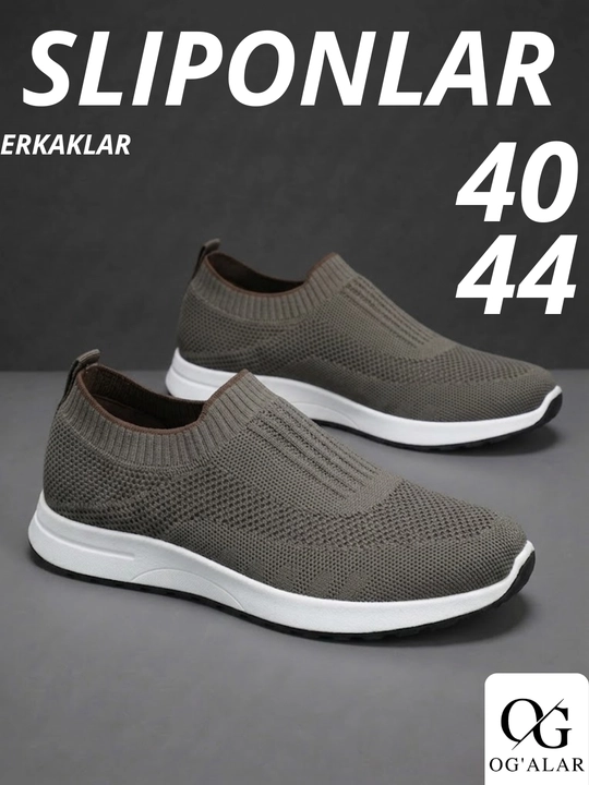 Erkaklar sliponlari, ish va kundalik uchun, erkaklar oyoq kiyimlari, OG'ALAR