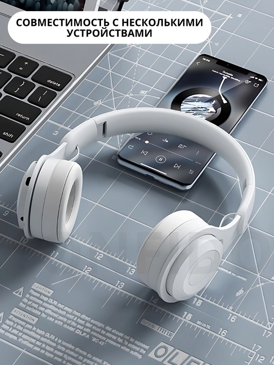 Simsiz Bluetooth v5.3 quloqchinlar, bosh, FM radio, SD karta, AUX