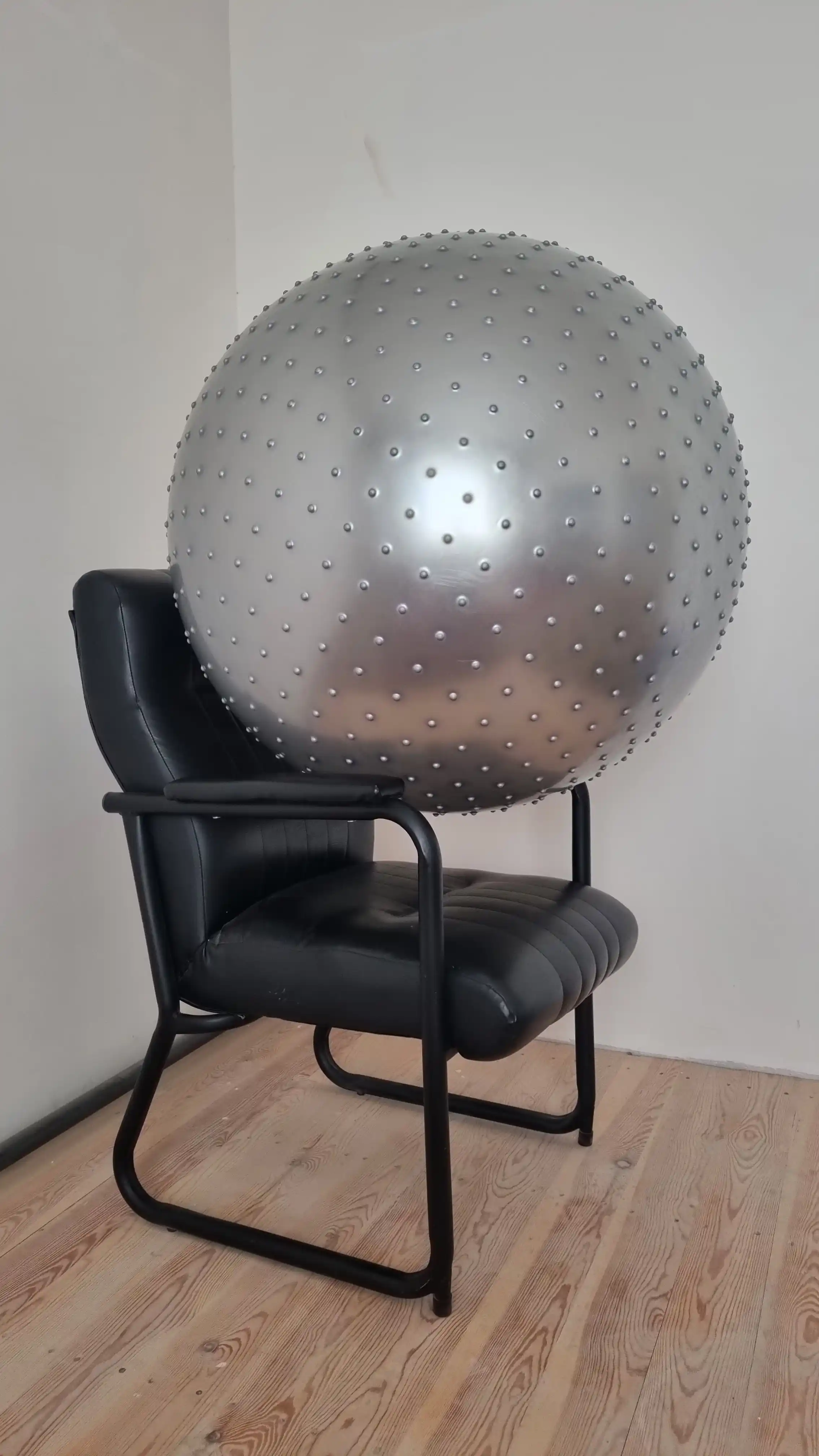 Мяч для фитнеса с шипом Fitball, фитбол 75-85-95 см, с насосом