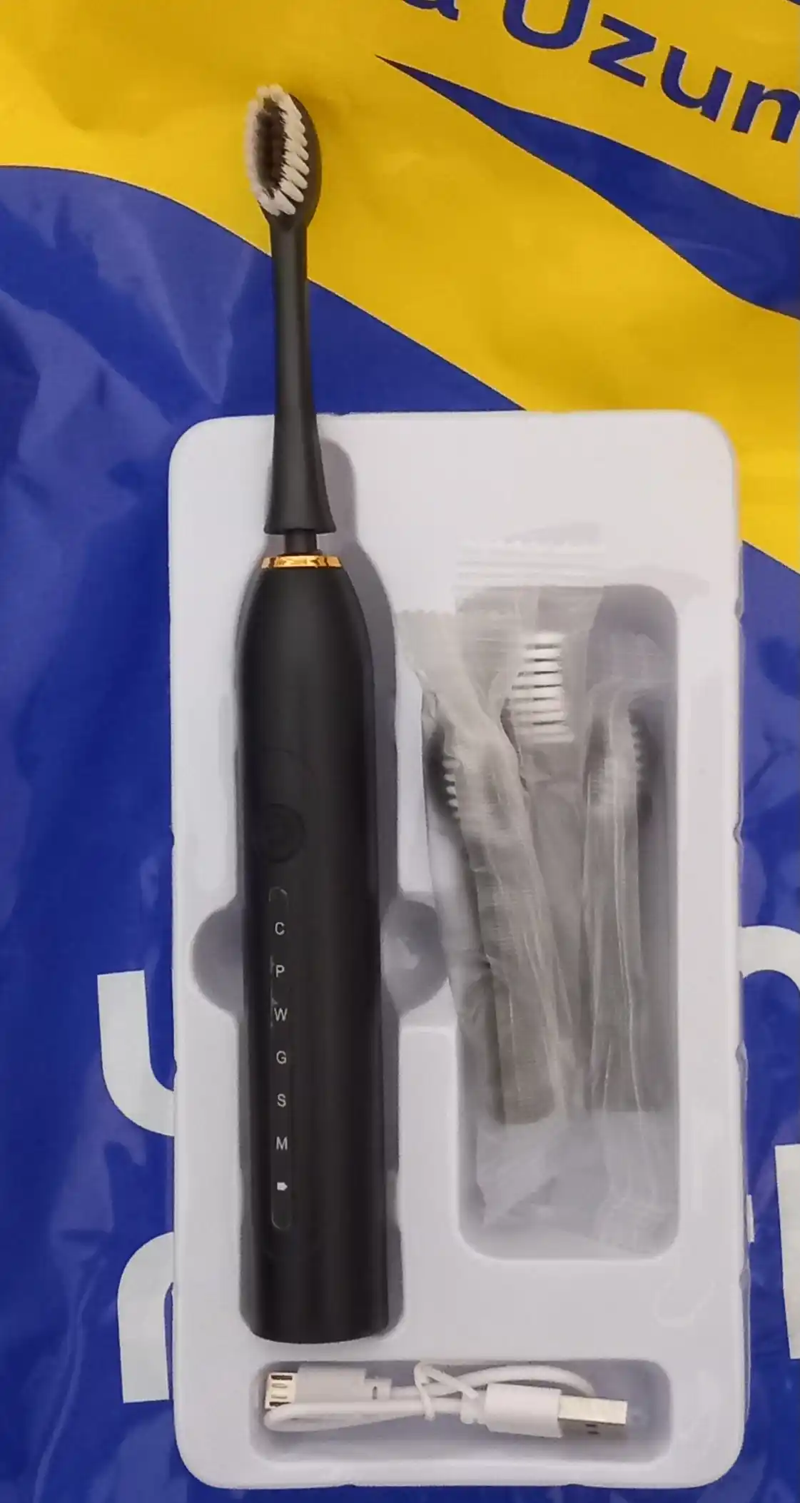 Elektr tish cho'tkasi Sonic Electric Toothbrush X-6, ovozli, 6 rejim