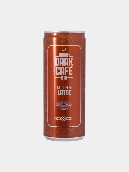 DARK CAFE LATTE alkogolsiz kofe ichimligi, 0.25 l - 