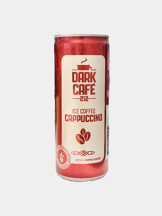 DARK CAFE Kapuchino alkogolsiz kofe ichimligi, 0.25 l - 