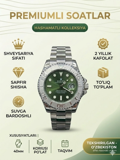 Часы мужские Rolex Yacht-Master, Oystersteel, сапфировое стекло