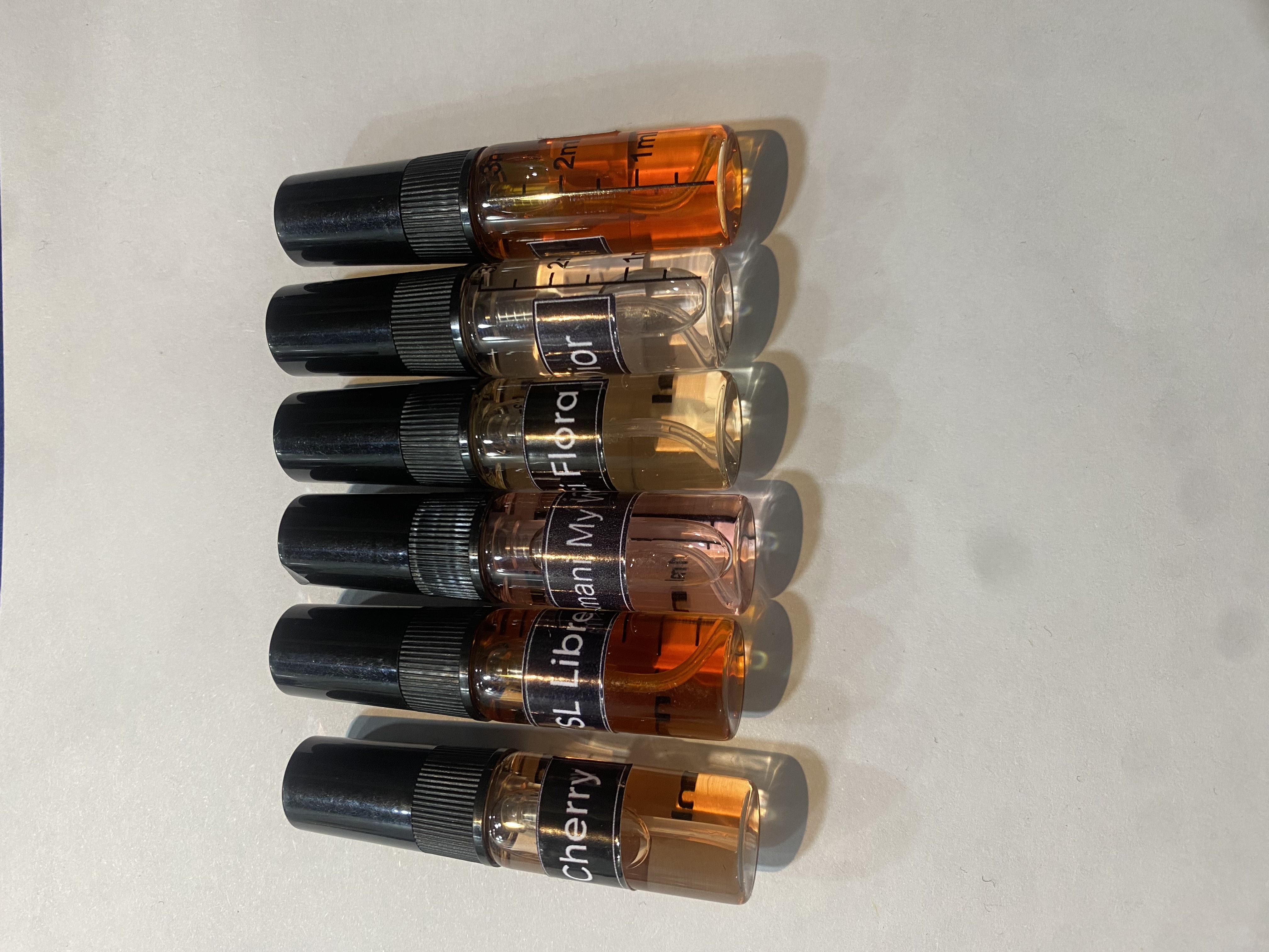 Набор духов для женщин Gucci Flora, Lost Cherry, Libre, Miss Dior, Devil's Intrigue 6в1