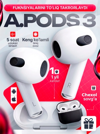 Pods 3 беспроводные наушники, для Android и iPhone