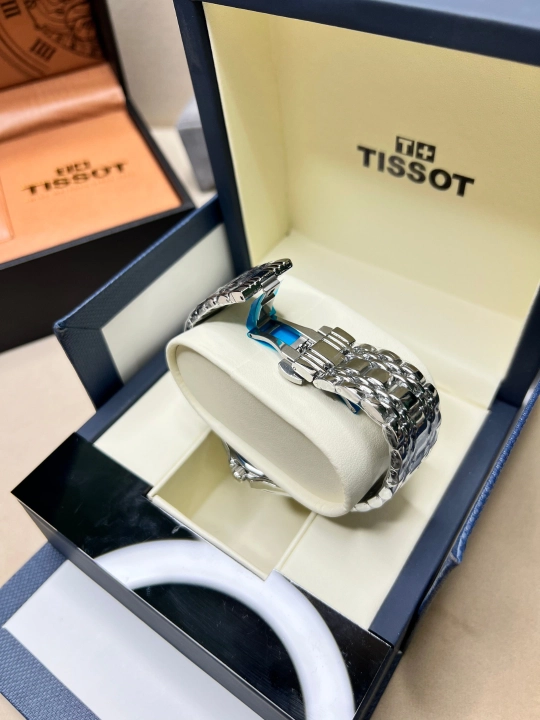 Tissot avtomatik erkaklar soati, po‘lat kamar, klassik dizayn
